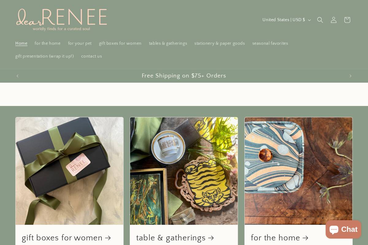 reneemaeve.com homepage screenshot