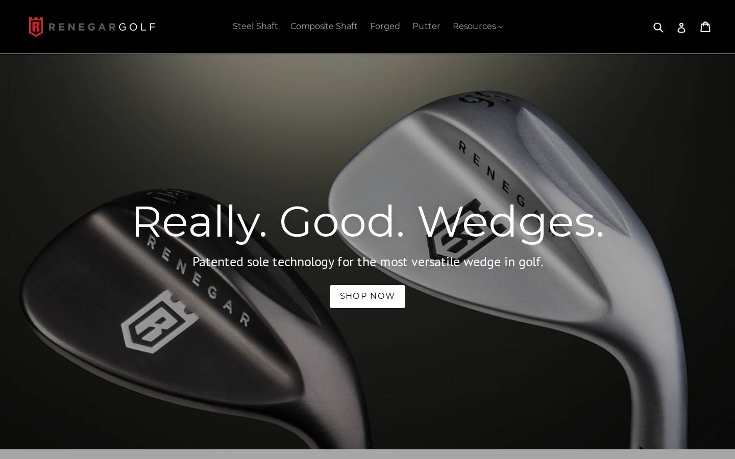 renegargolf.com homepage screenshot