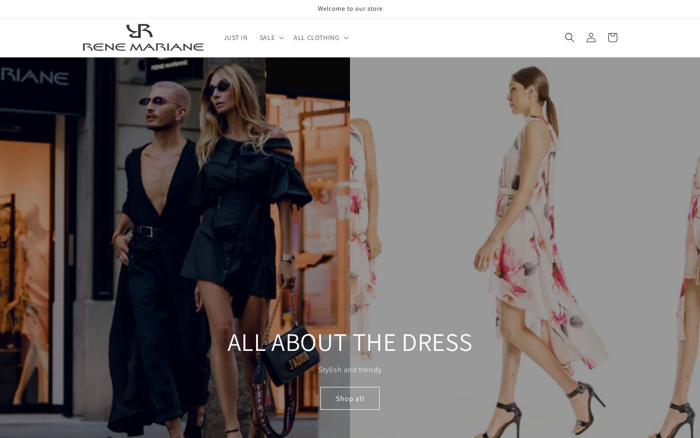renemariane.com homepage screenshot