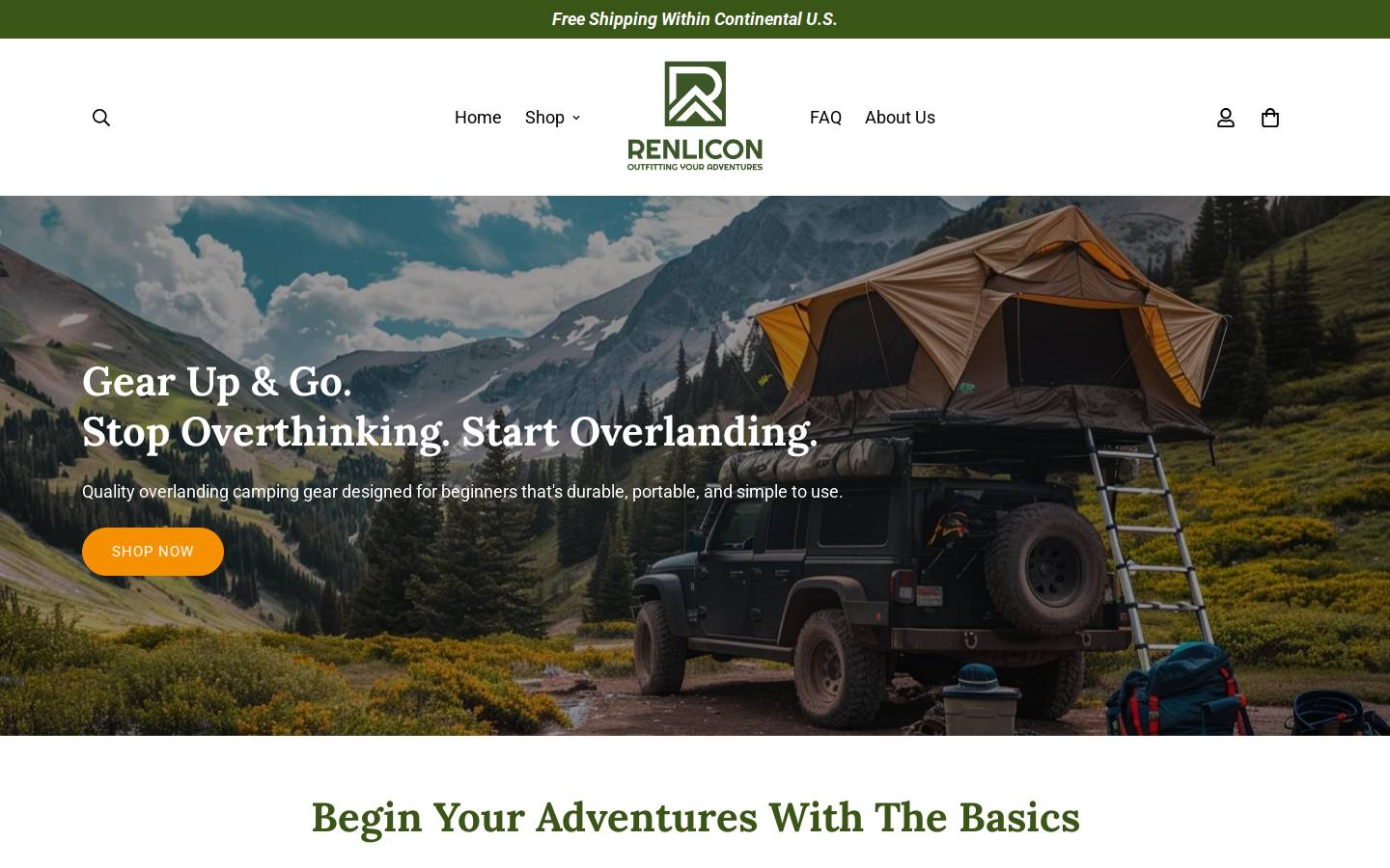 renlicon.com homepage screenshot
