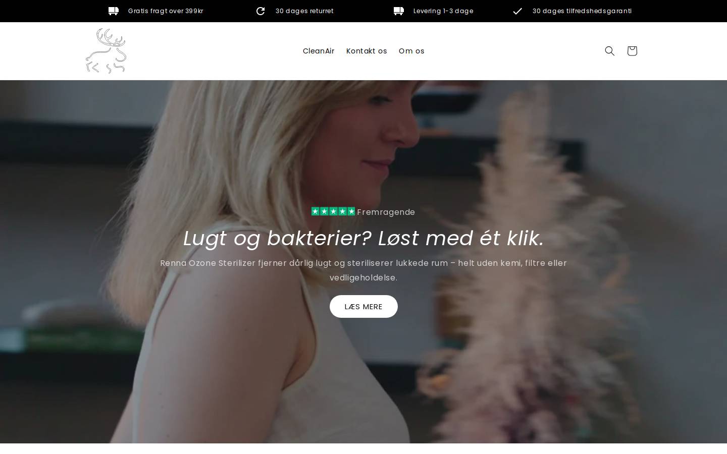 renna.dk homepage screenshot