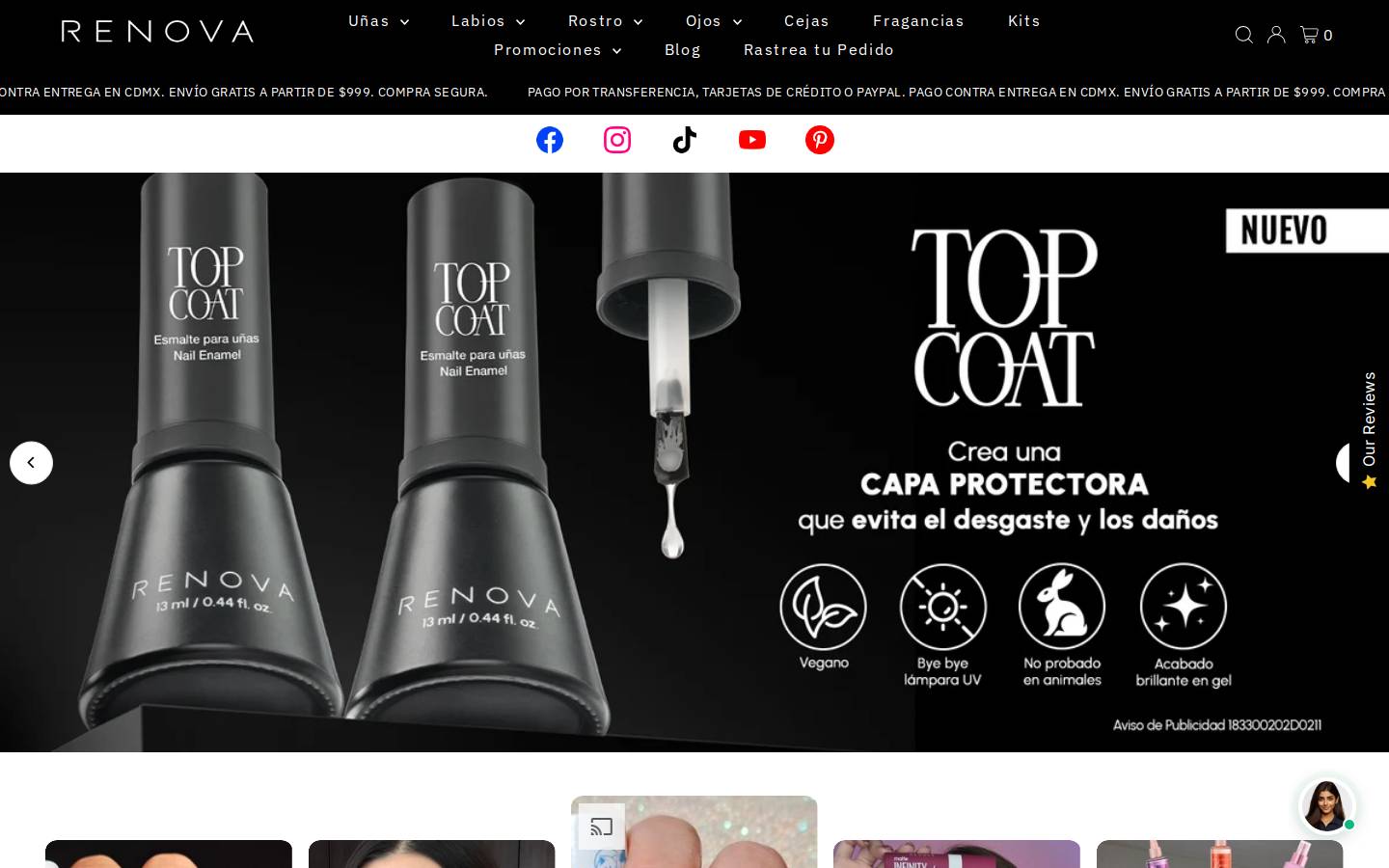 renova.com.mx homepage screenshot