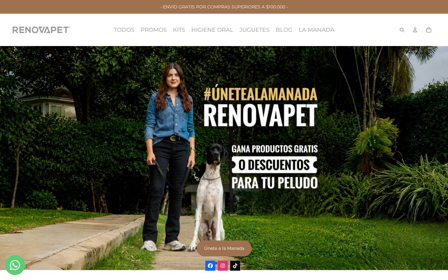 renovapet.com homepage screenshot