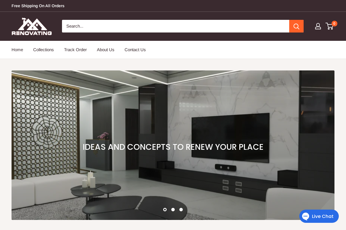 Renovating USA homepage screenshot