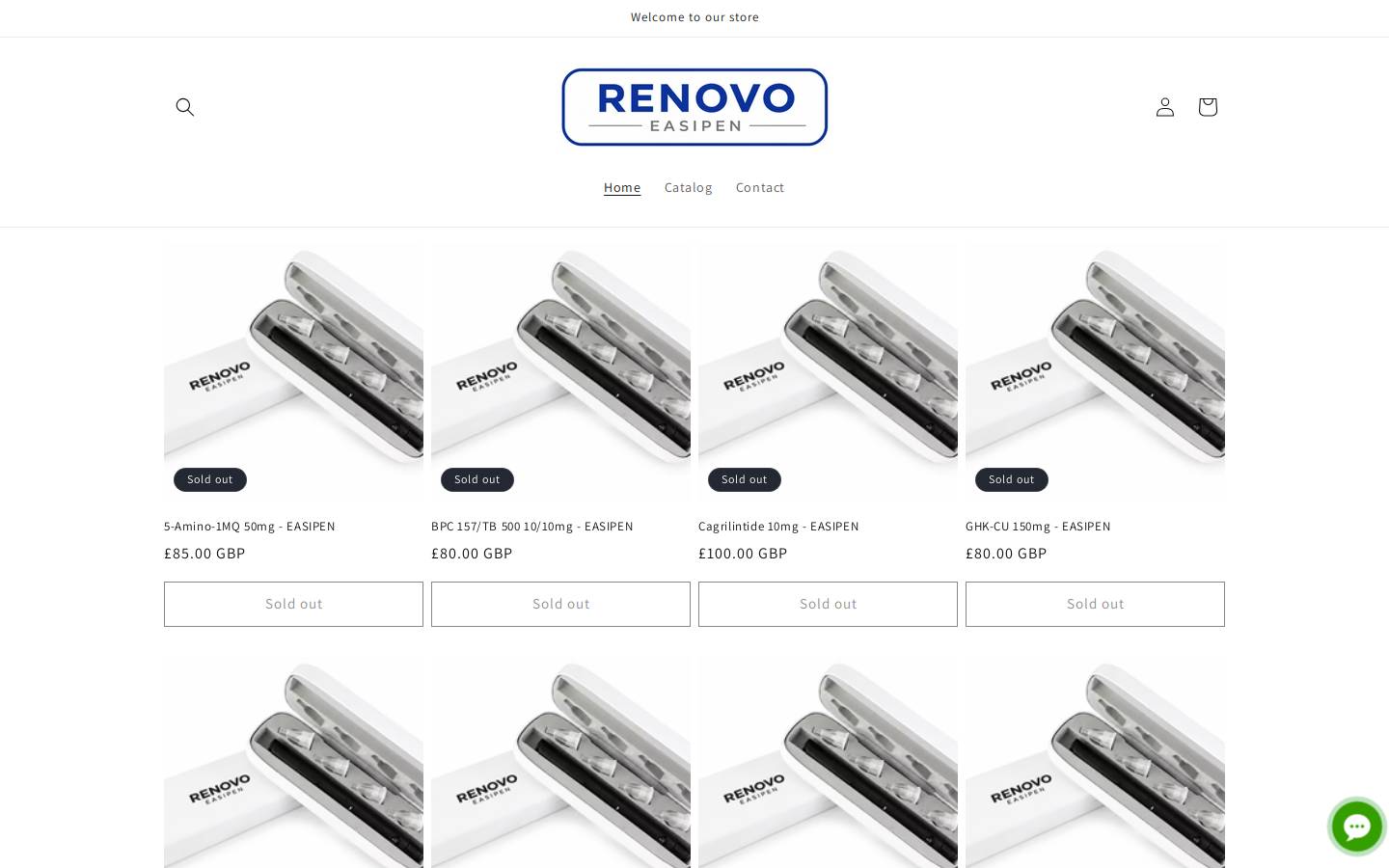 renovoeasipen.com homepage screenshot