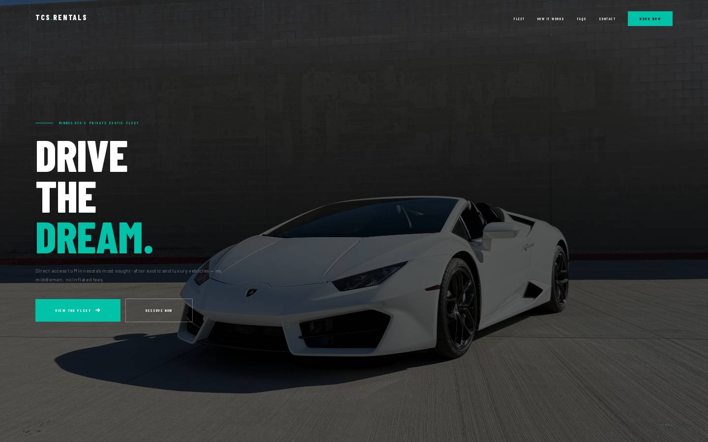 rentaltcs.com homepage screenshot