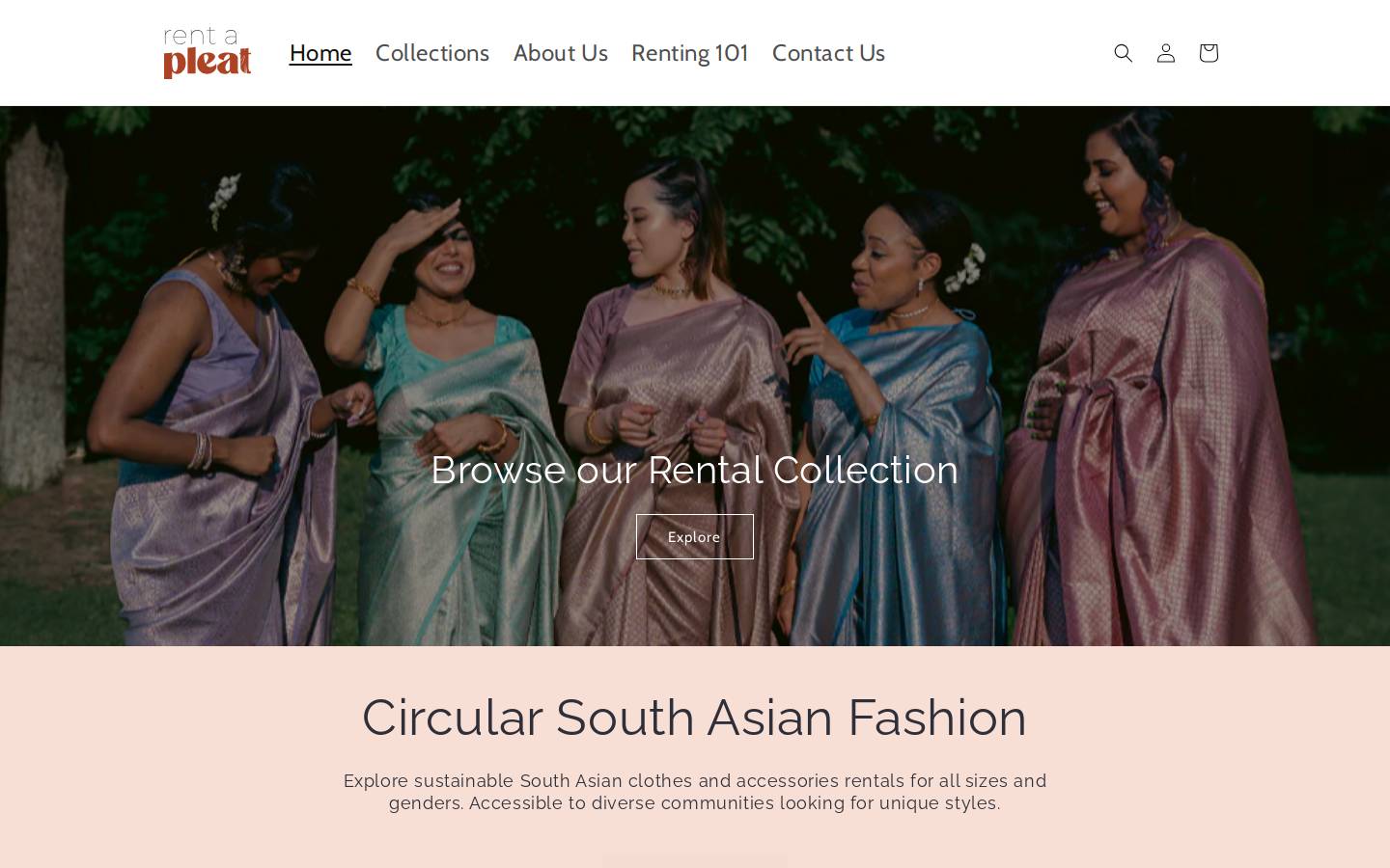 rentapleat.com homepage screenshot
