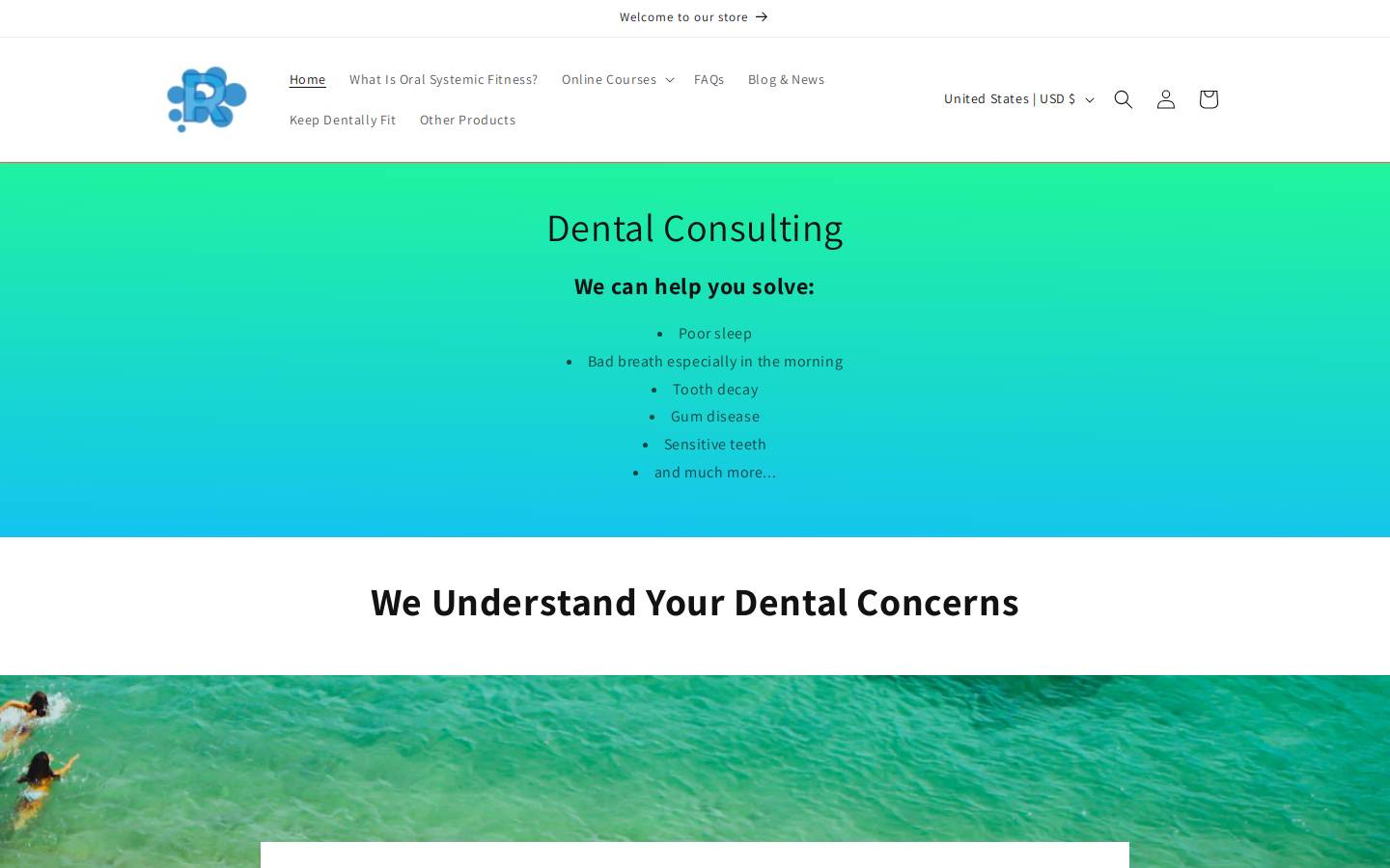 renuzoral.com homepage screenshot
