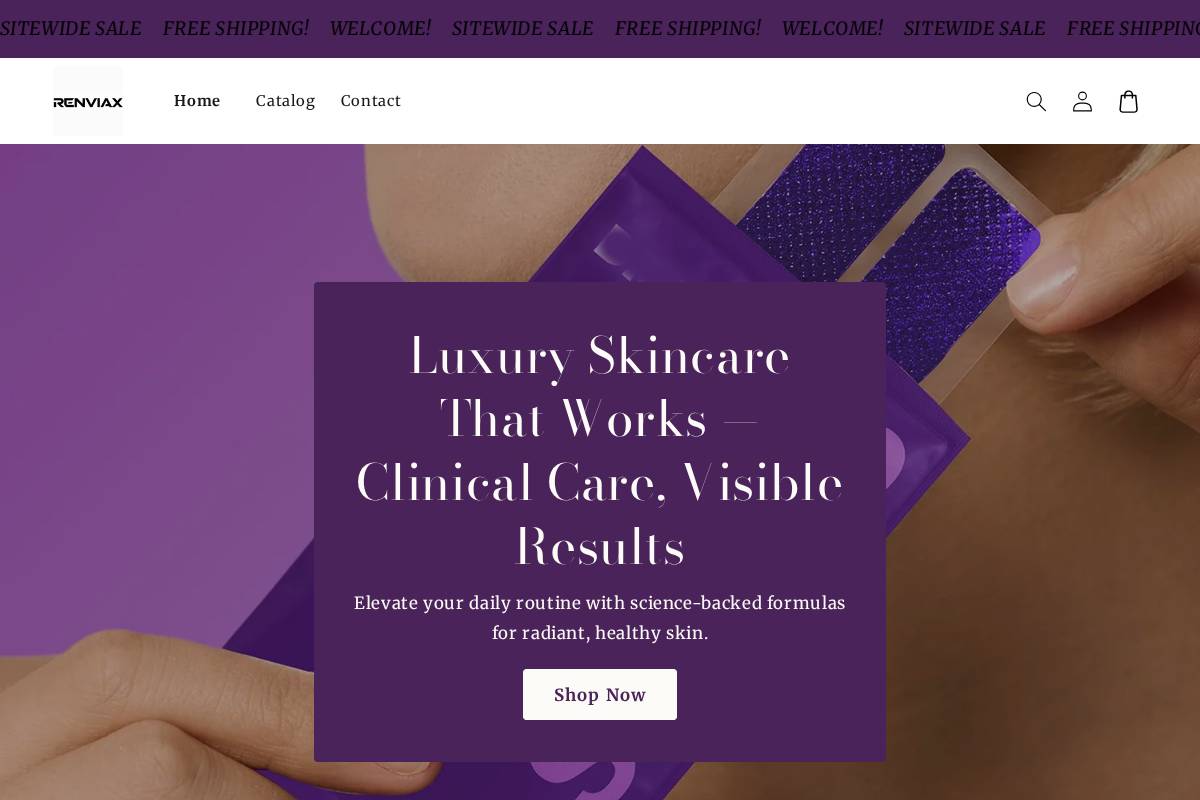 renviax.store homepage screenshot
