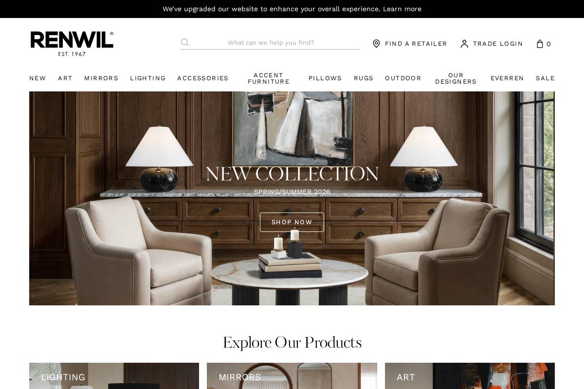 renwil.com homepage screenshot