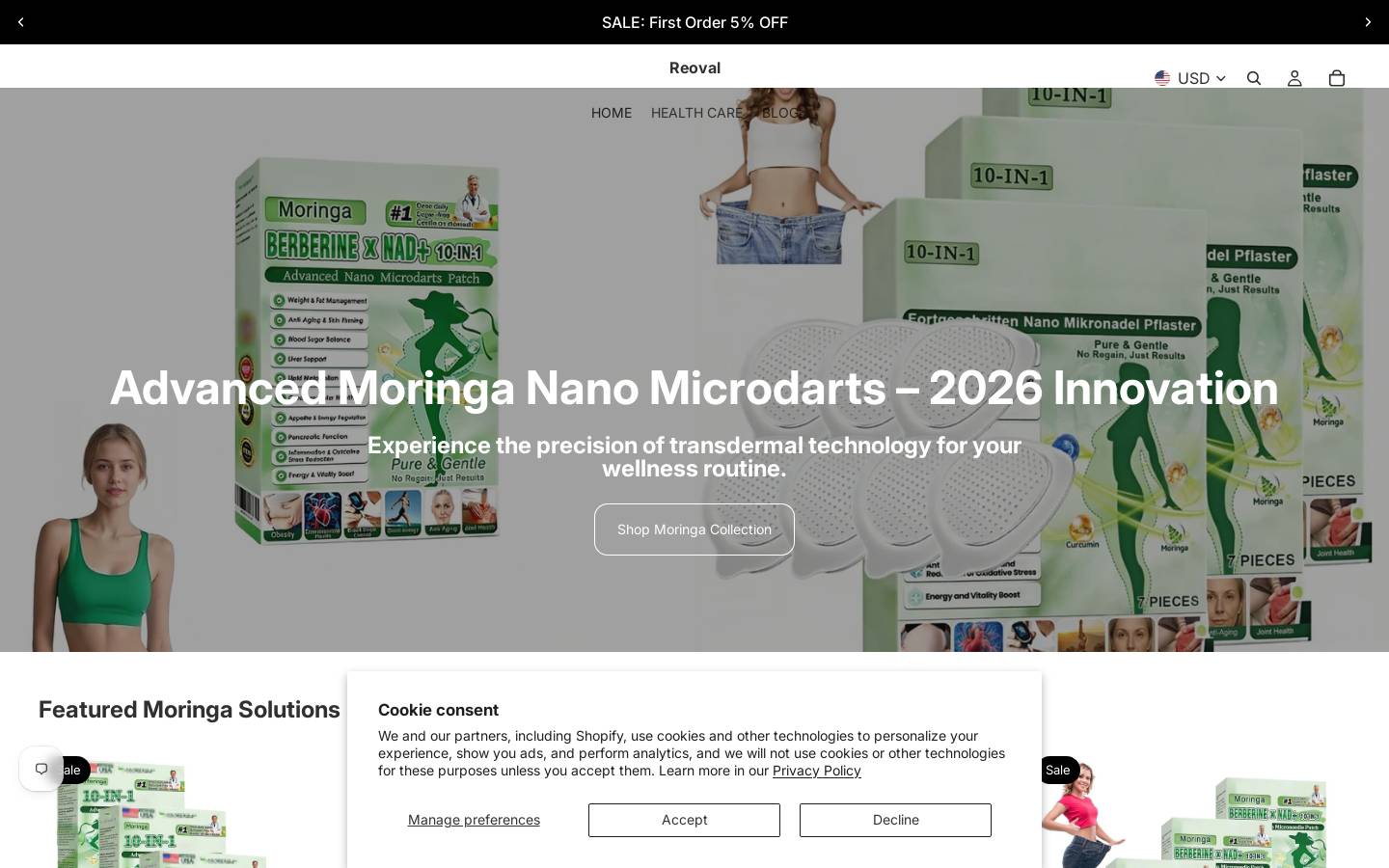 reoval.com homepage screenshot