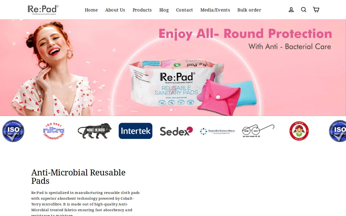 repad.in homepage screenshot