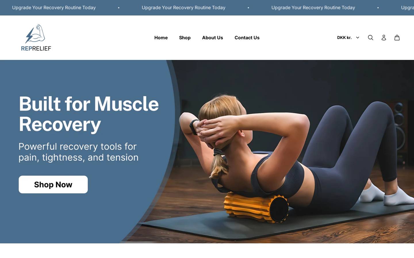reprelief.co homepage screenshot