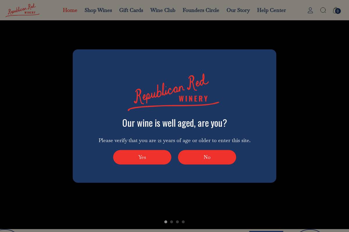 republicanred.com homepage screenshot