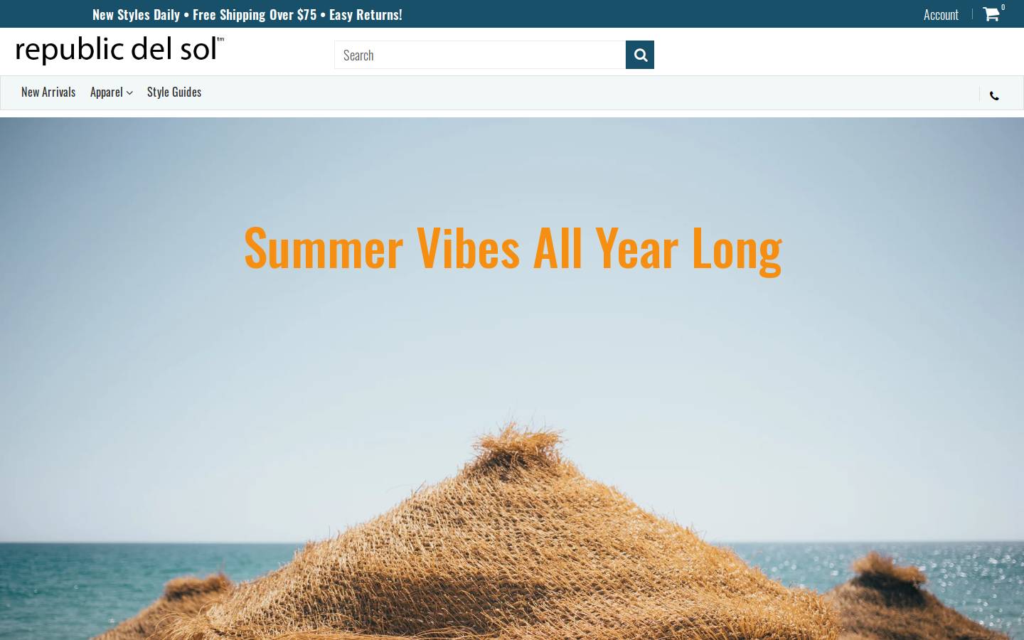 republicdelsol.com homepage screenshot