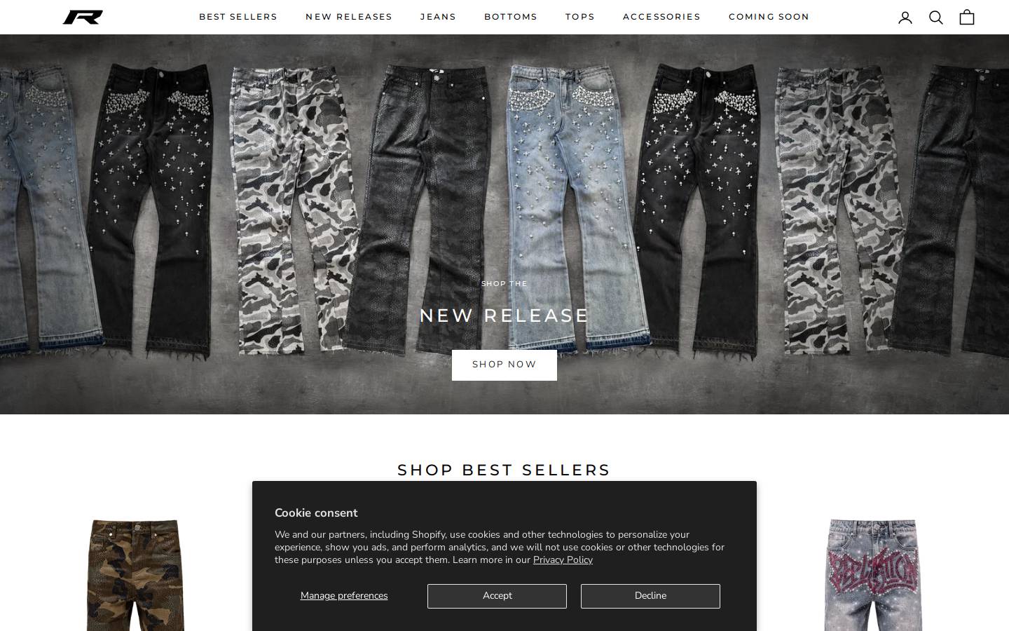 Reputation Studios homepage screenshot