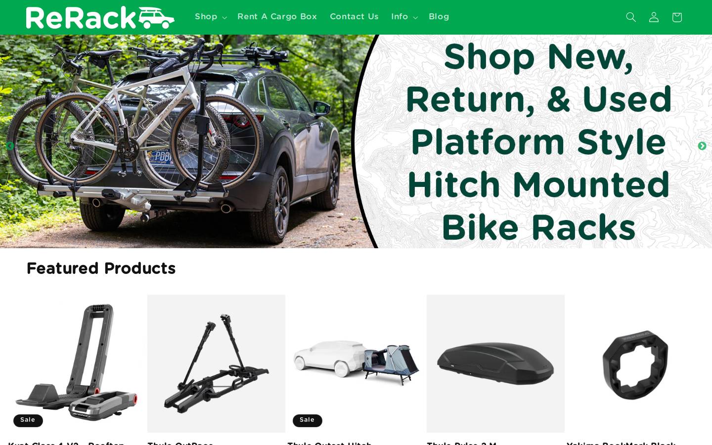 rerack.com homepage screenshot
