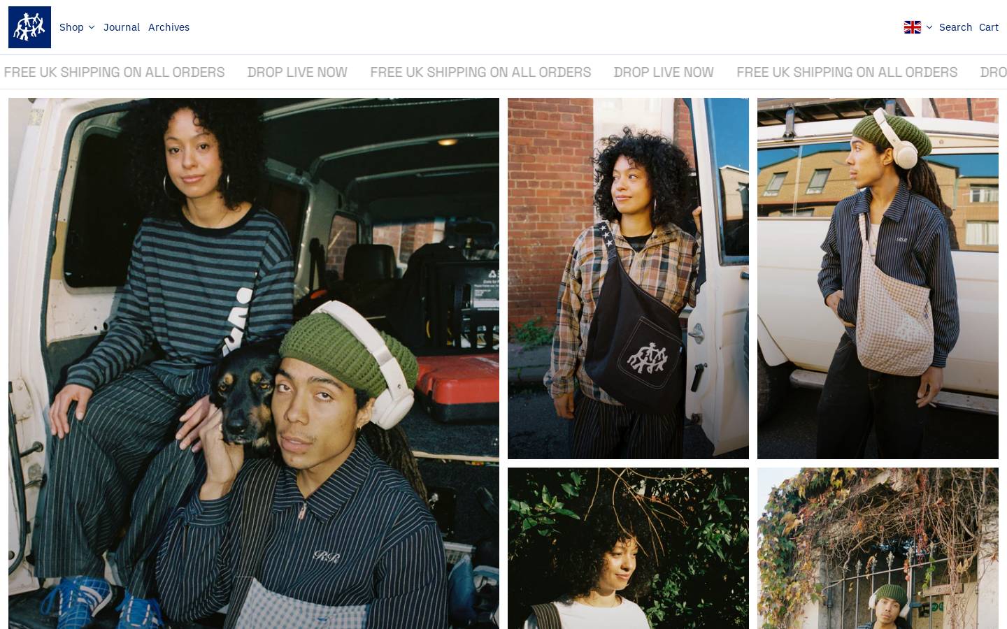 Rerunstreetwear homepage screenshot