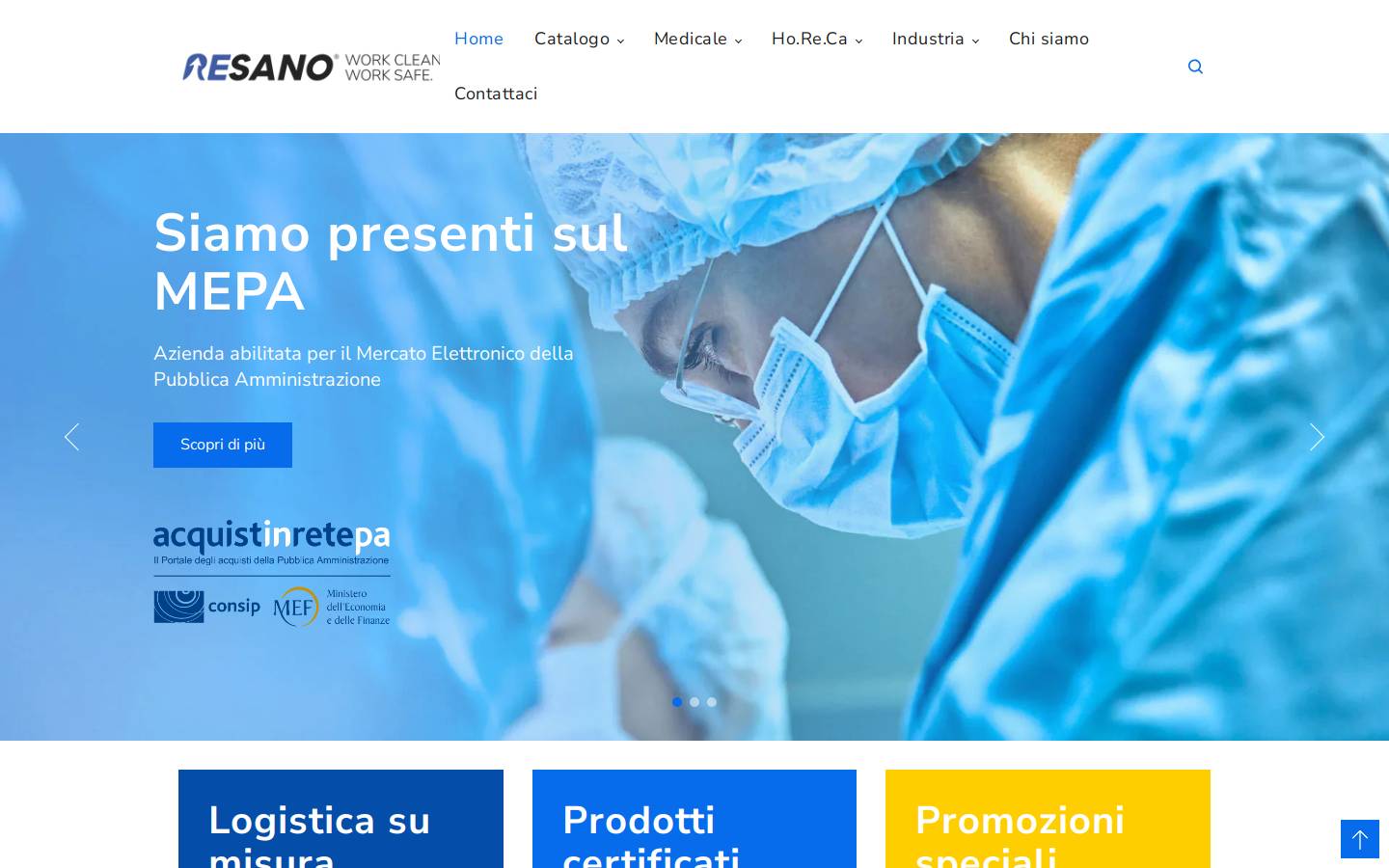 resano.online homepage screenshot