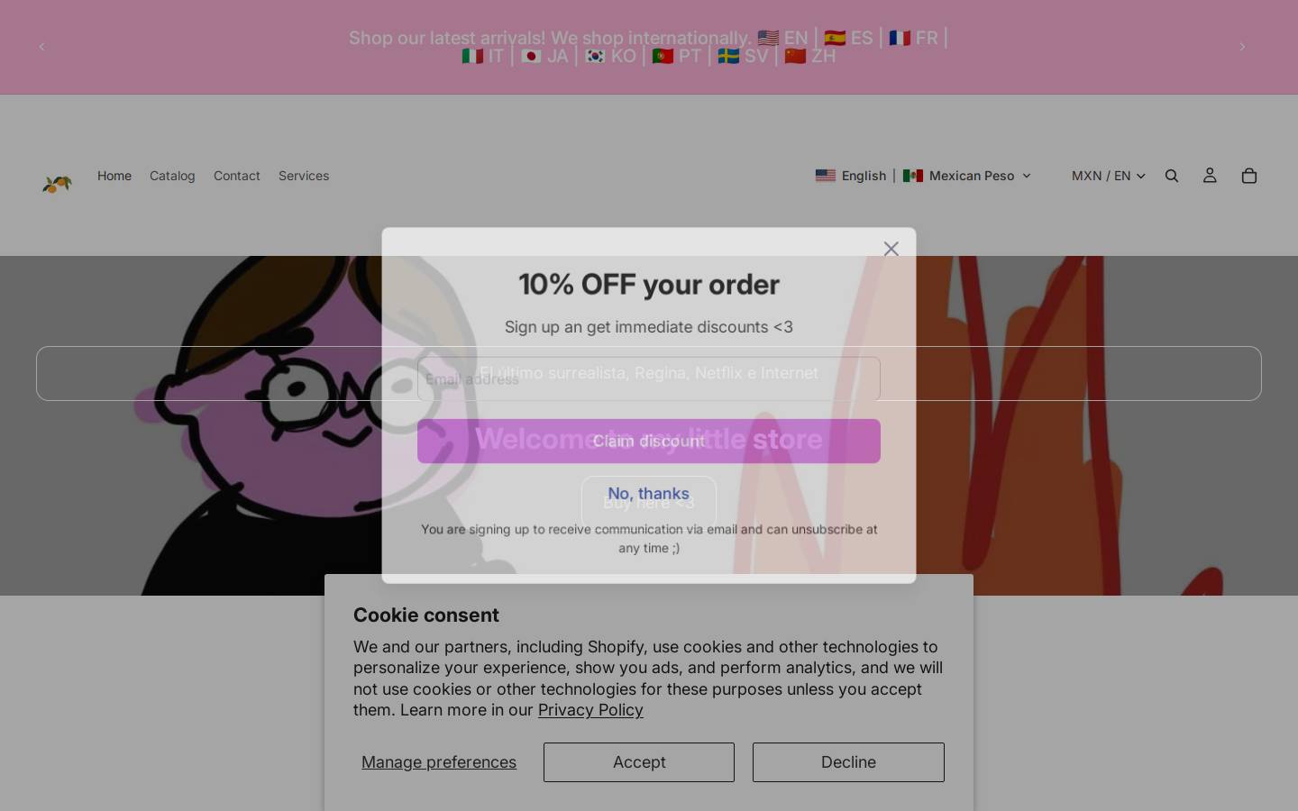 resboutique.shop homepage screenshot