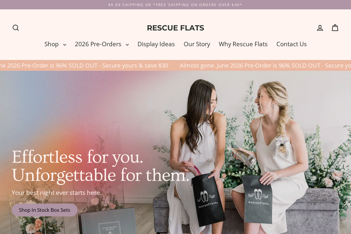 rescueflats.com homepage screenshot