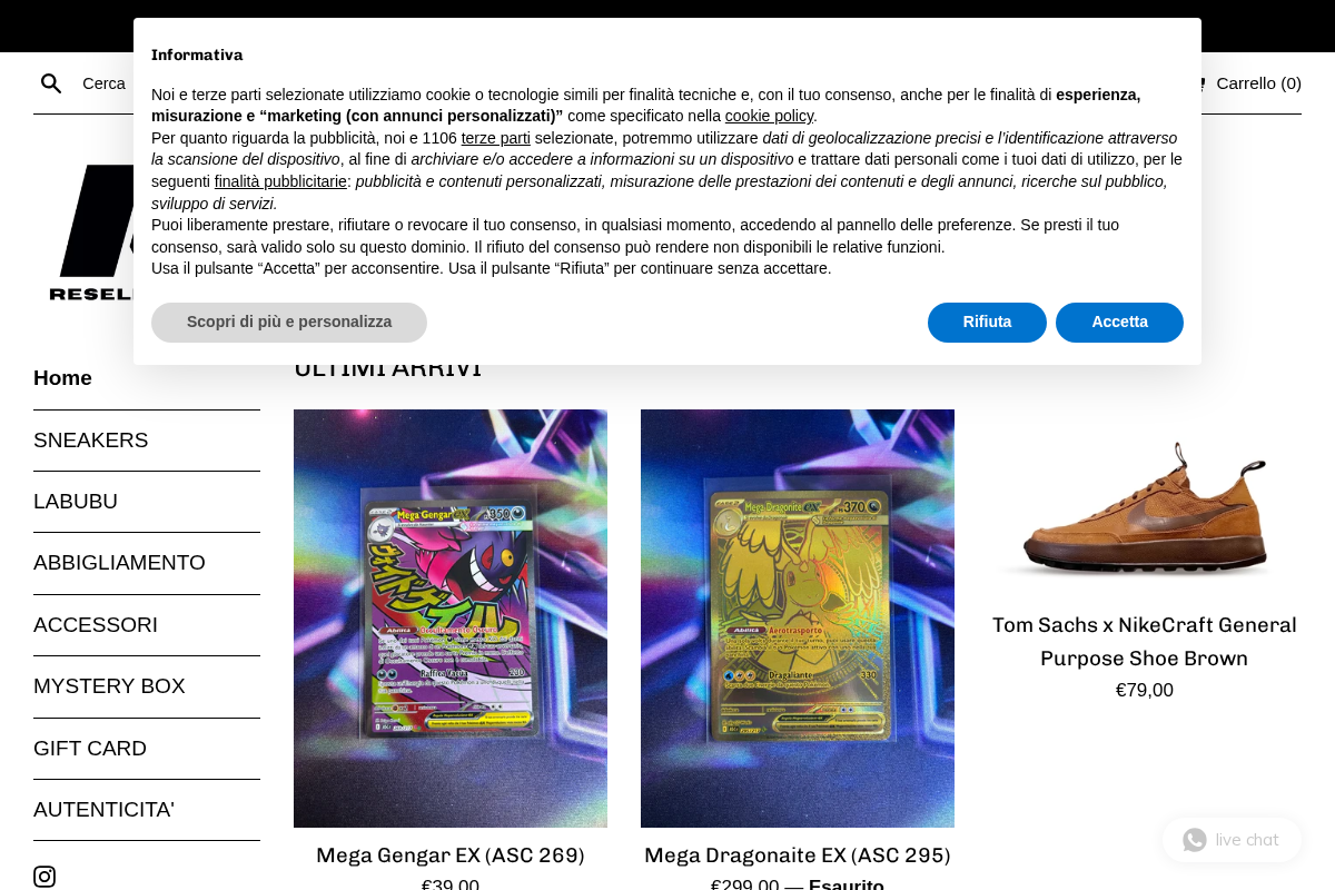 resellmilan.it homepage screenshot