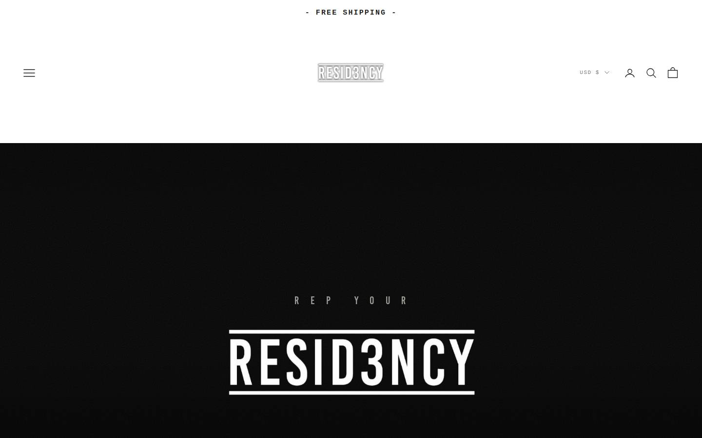 resid3ncy.com homepage screenshot