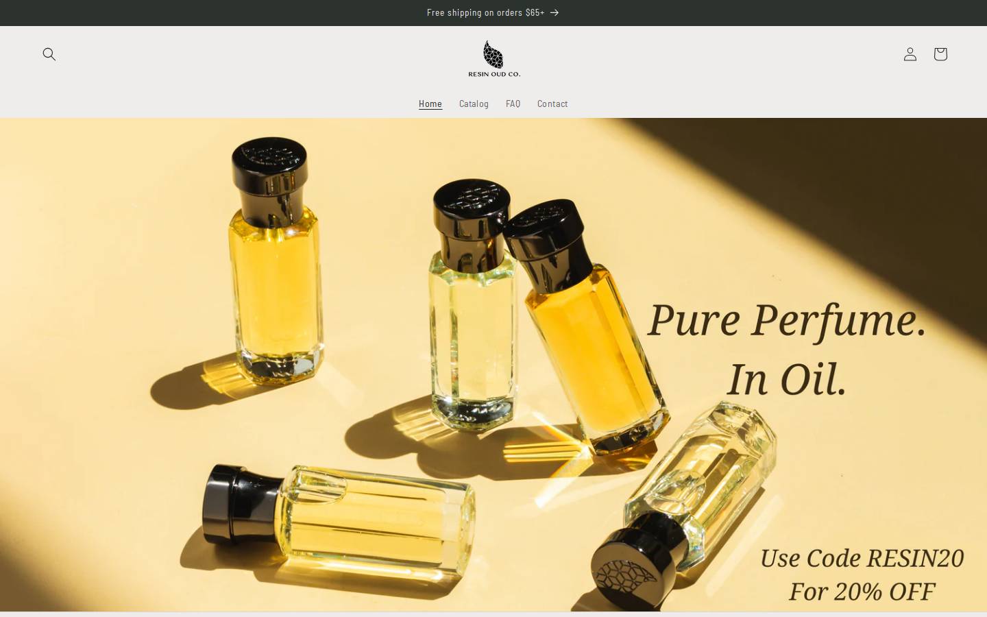 resinoud.co homepage screenshot