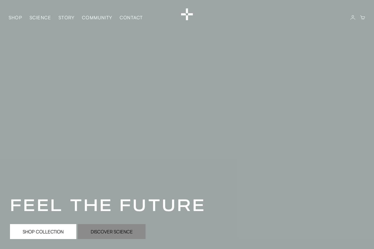 Resonance Energy Wear homepage screenshot
