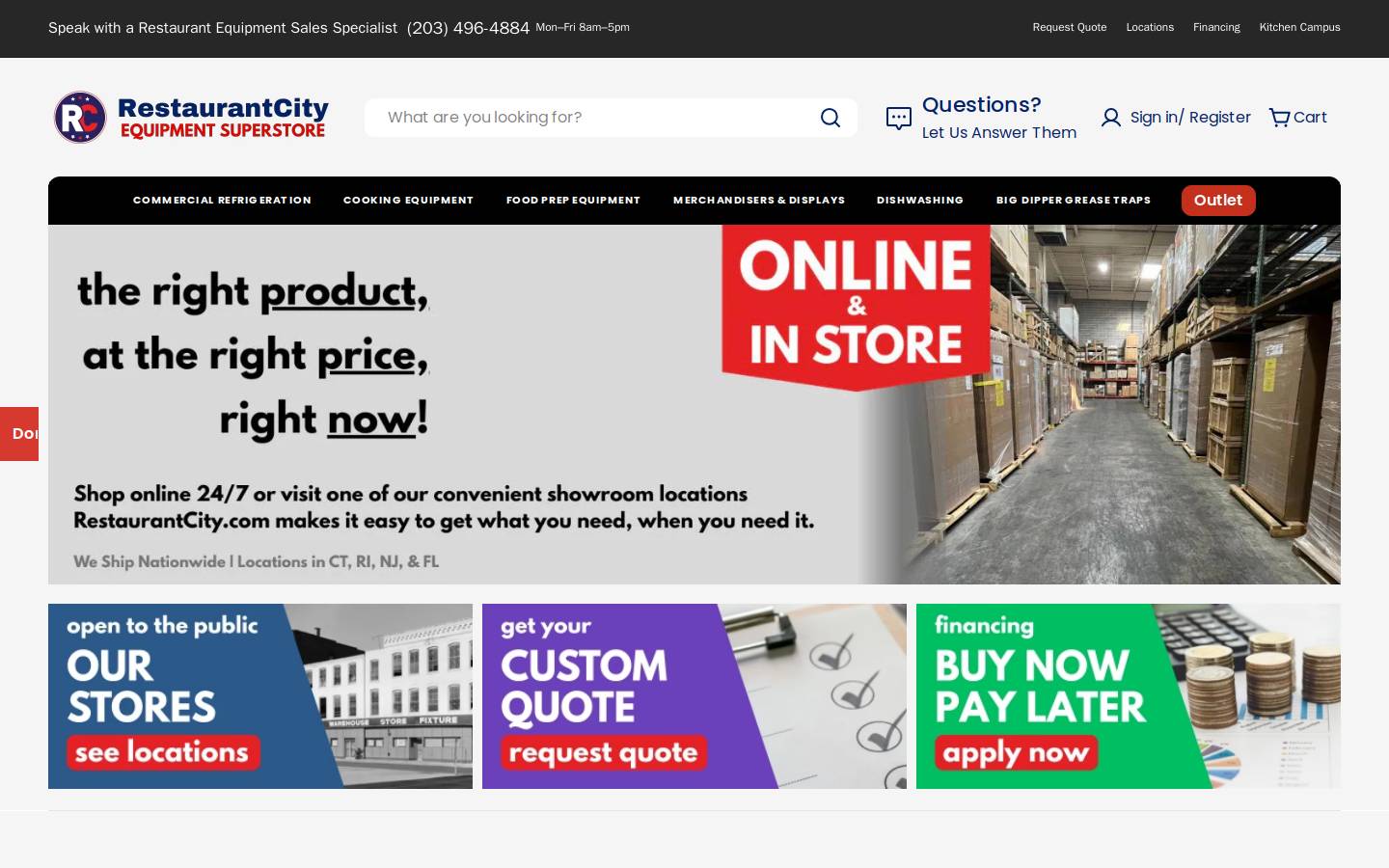 Restaurant City South Hackensack homepage screenshot