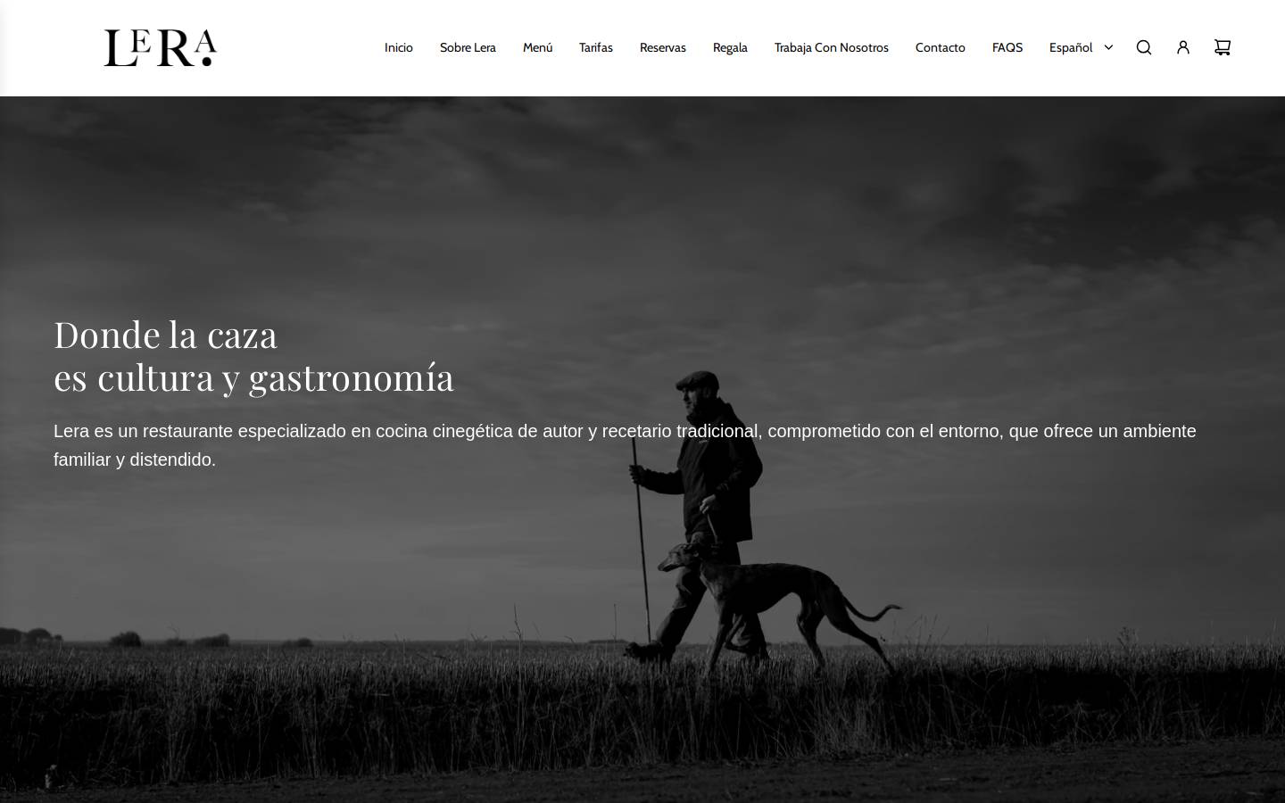 restaurantelera.es homepage screenshot