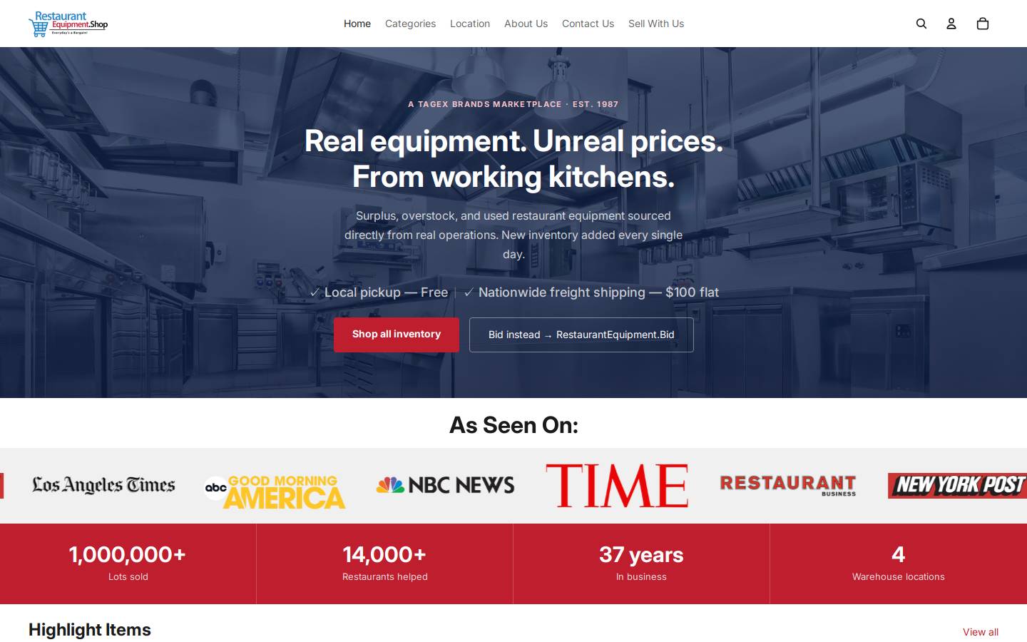 Cresco Resco homepage screenshot