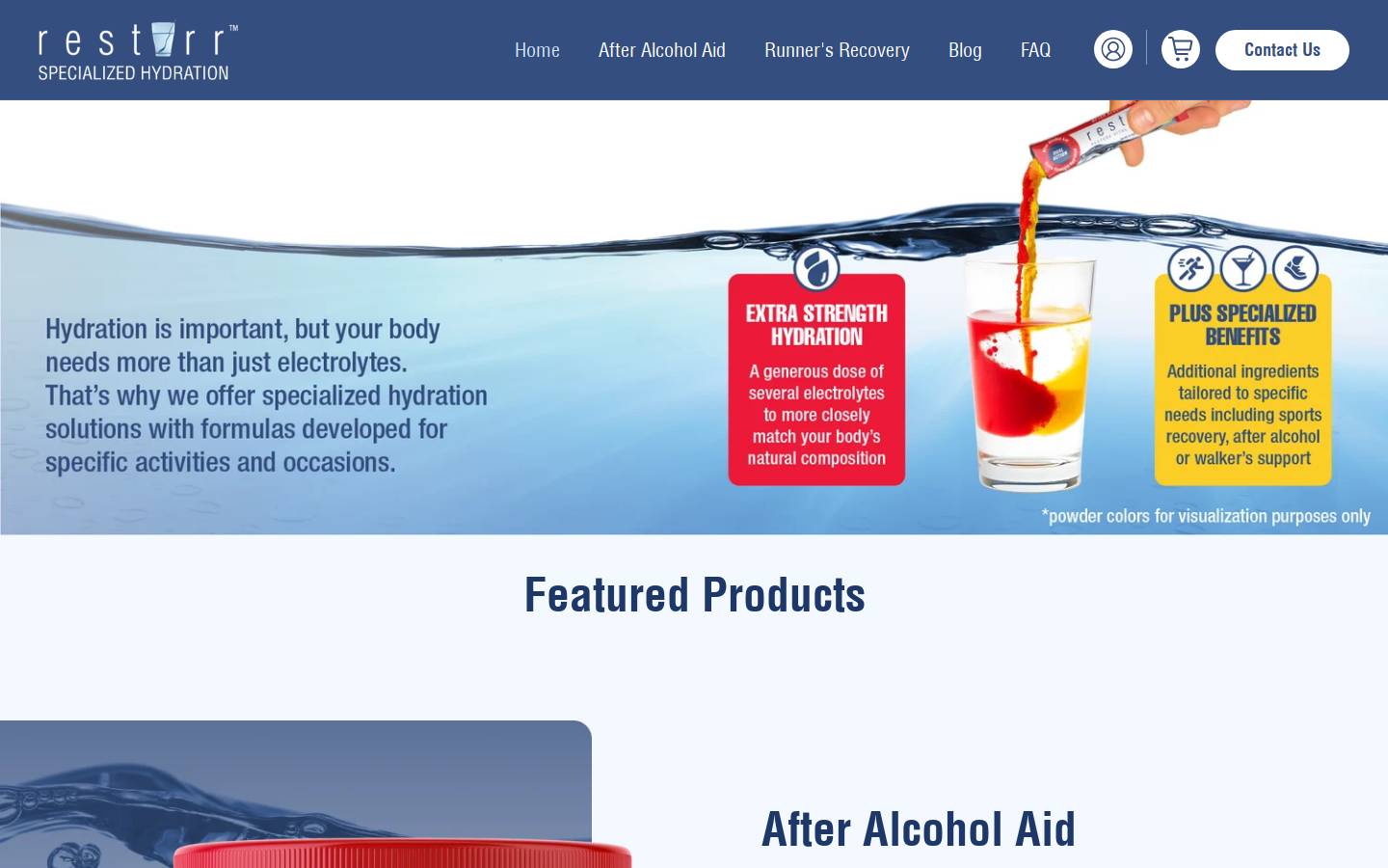 restirr.com homepage screenshot