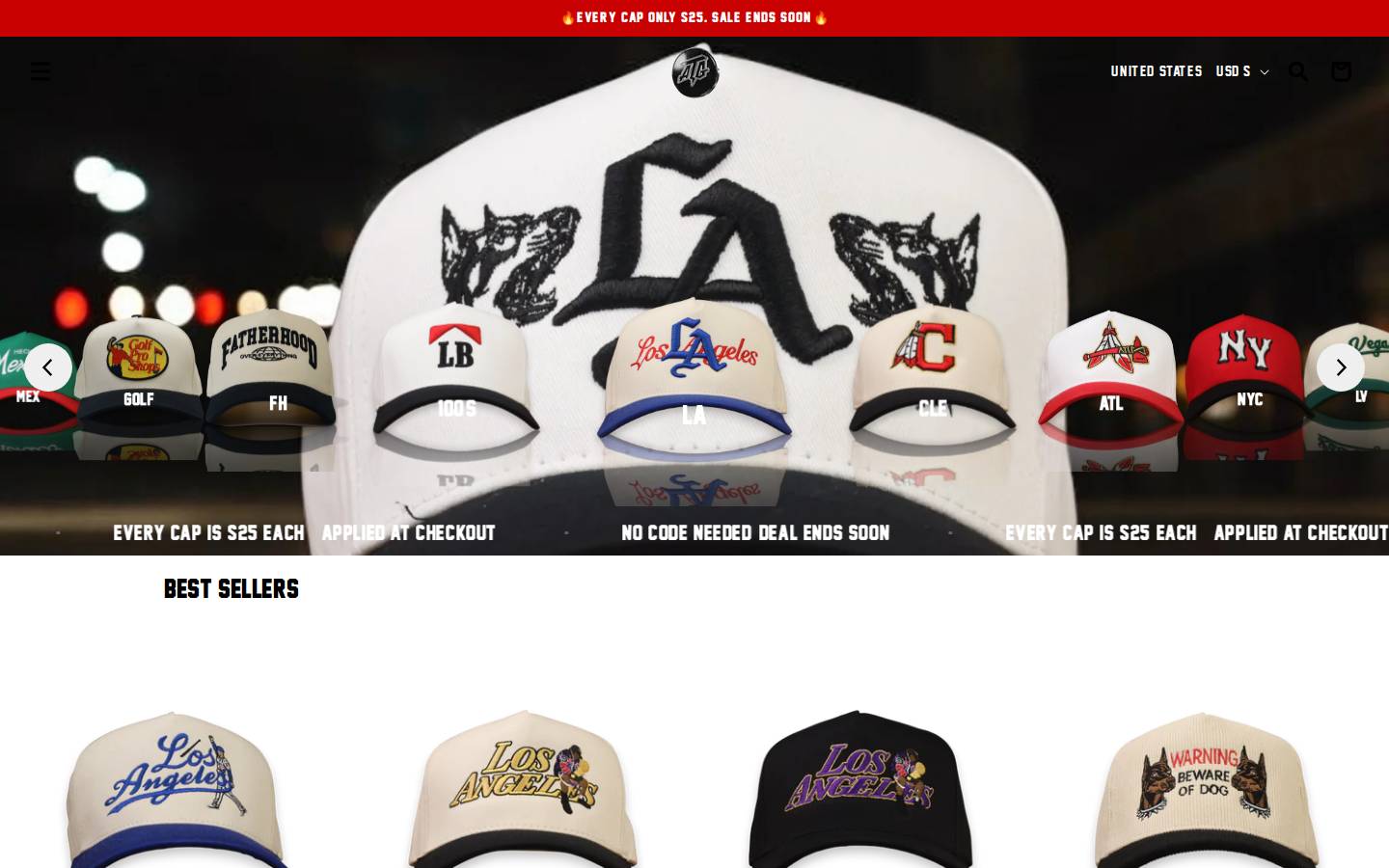 Restockla homepage screenshot