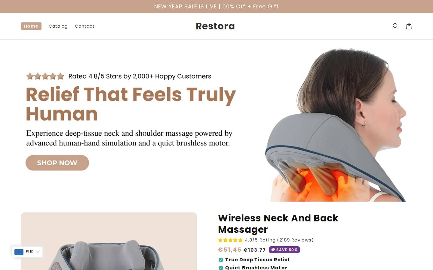 restora.rest homepage screenshot