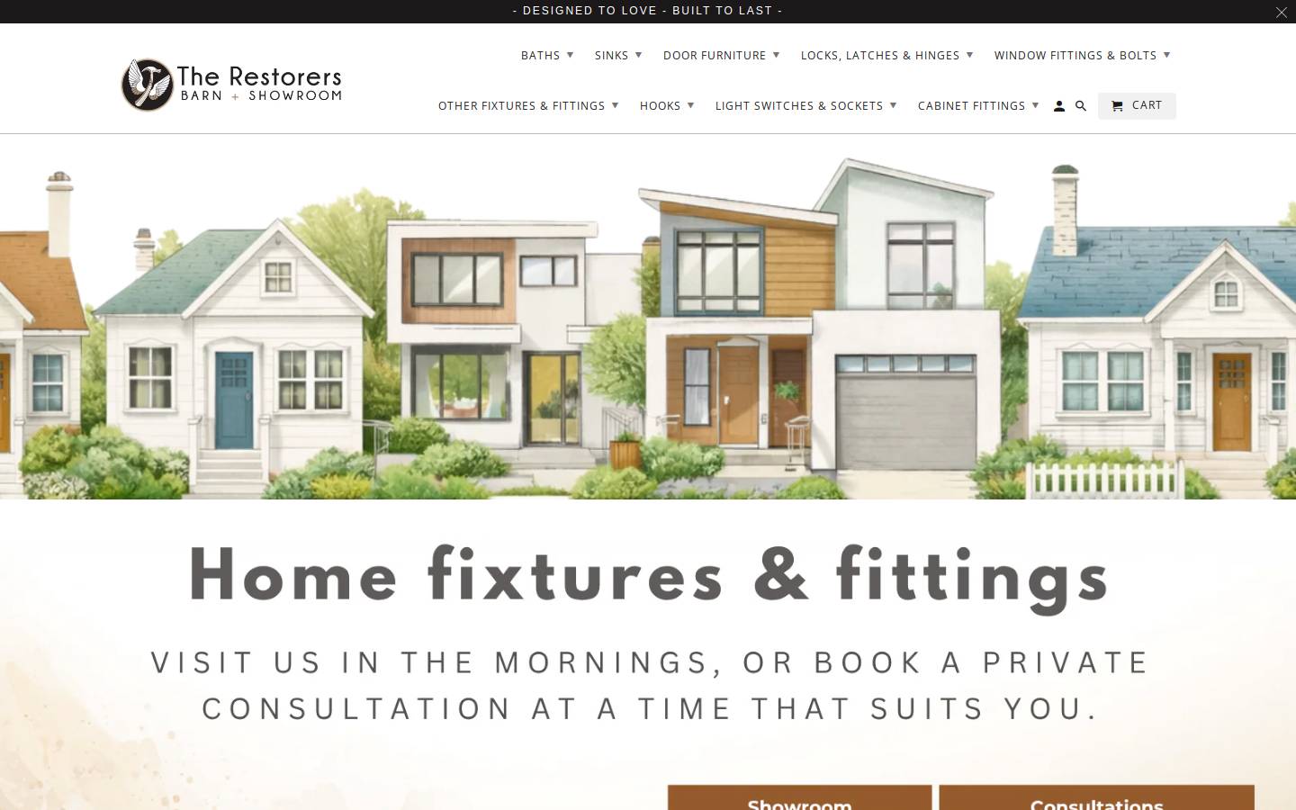 restorersbarn.com.au homepage screenshot
