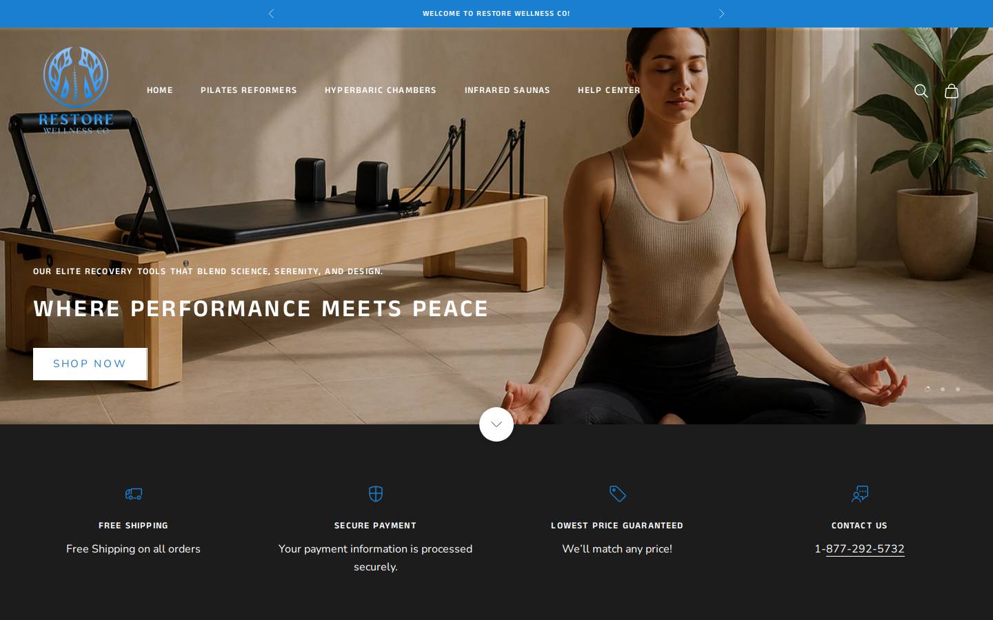restorewellnessco.com homepage screenshot