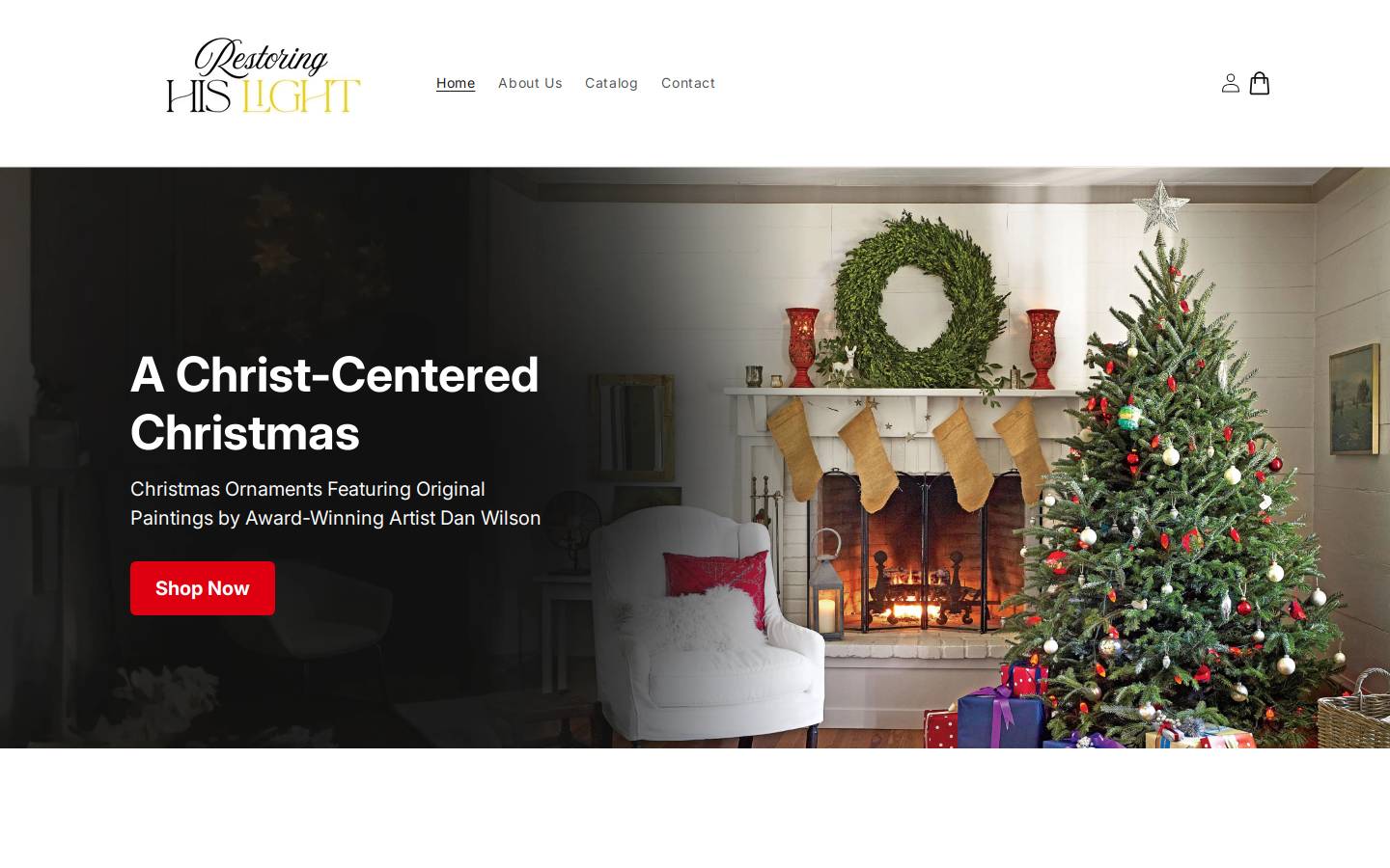 restoringhislight.com homepage screenshot