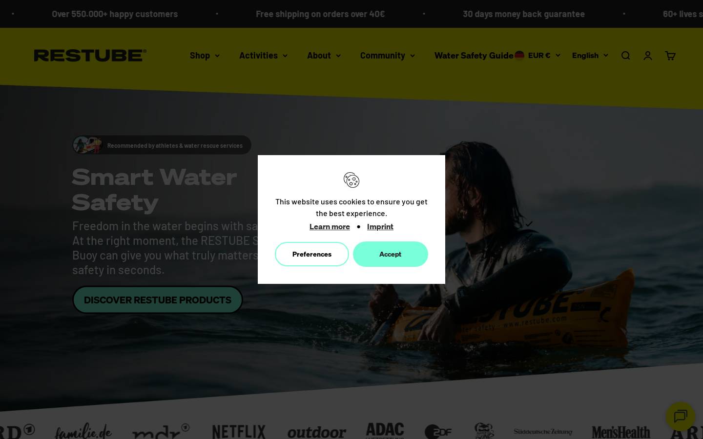 restube.com homepage screenshot