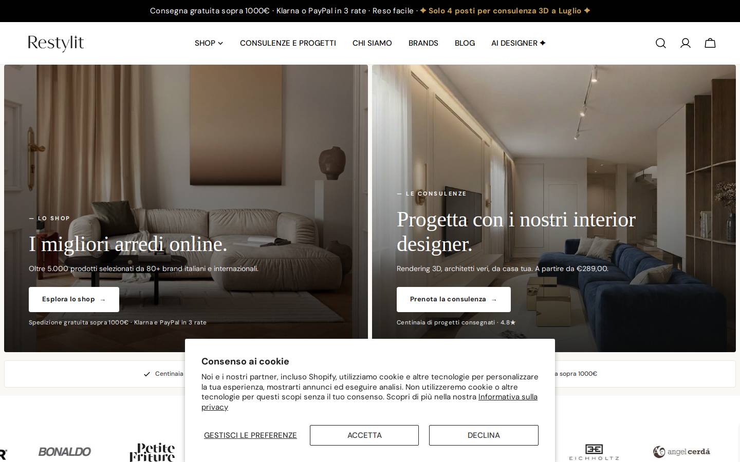 Restylit homepage screenshot