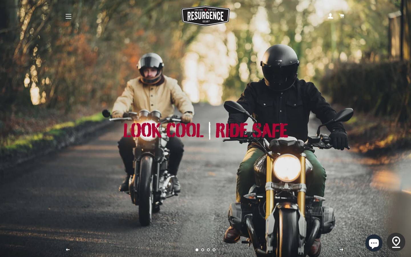 resurgencegear.it homepage screenshot