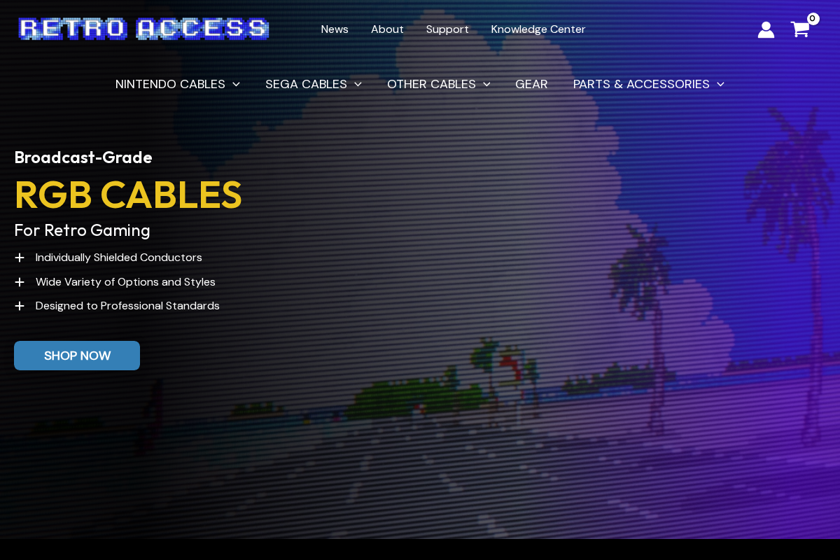 retro-access.com homepage screenshot