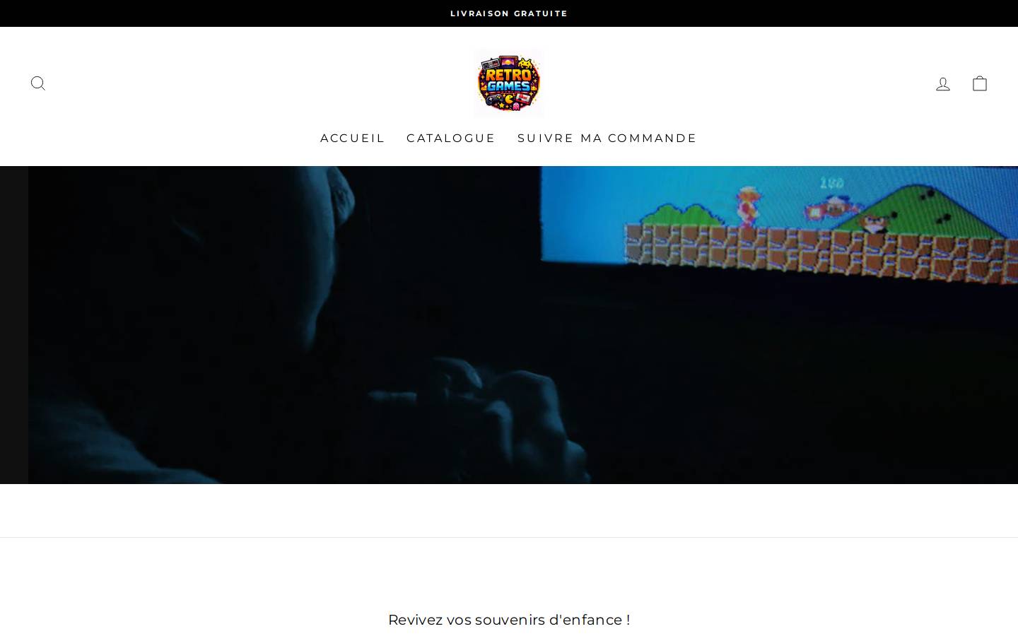 retro-gameshop.com homepage screenshot