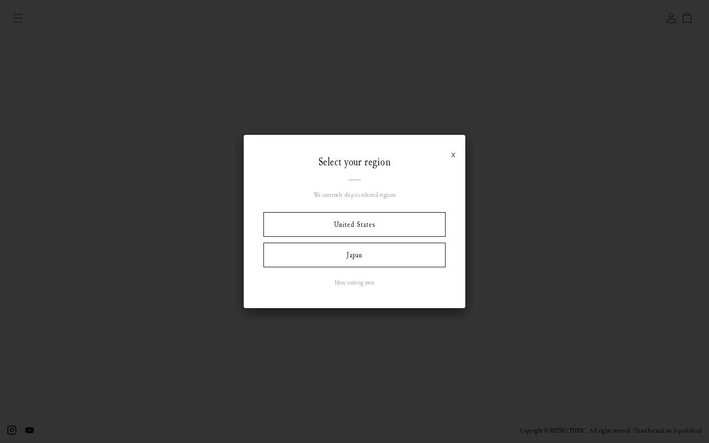 retro-thinc.com homepage screenshot