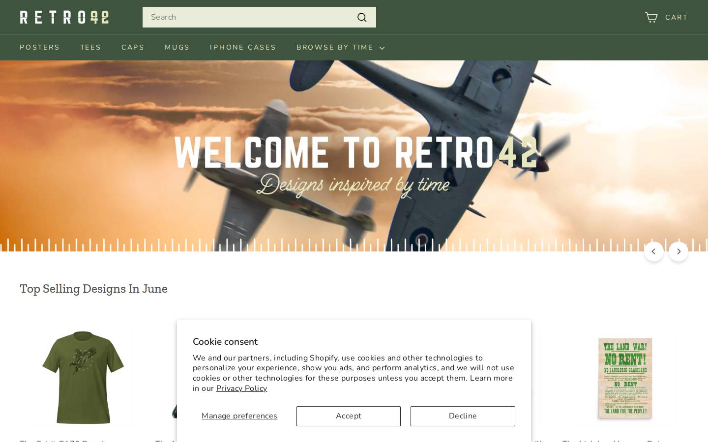 retro42.com homepage screenshot