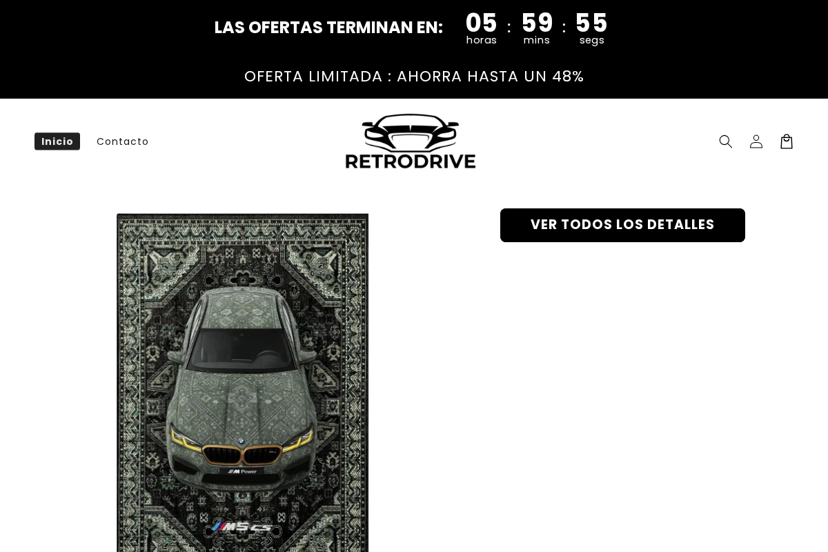 RetroDrive homepage screenshot