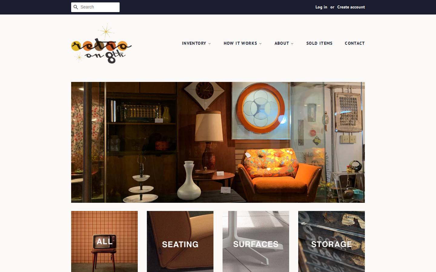 retroon8th.com homepage screenshot