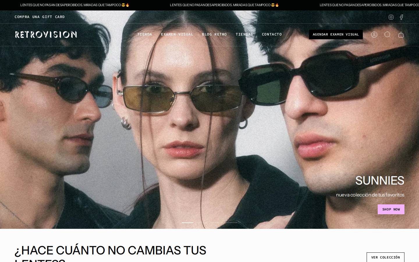 retrovision.cl homepage screenshot