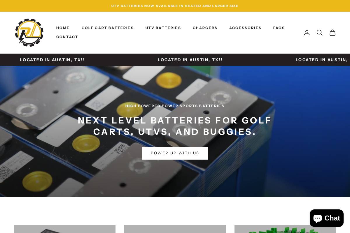 reuterlithium.com homepage screenshot