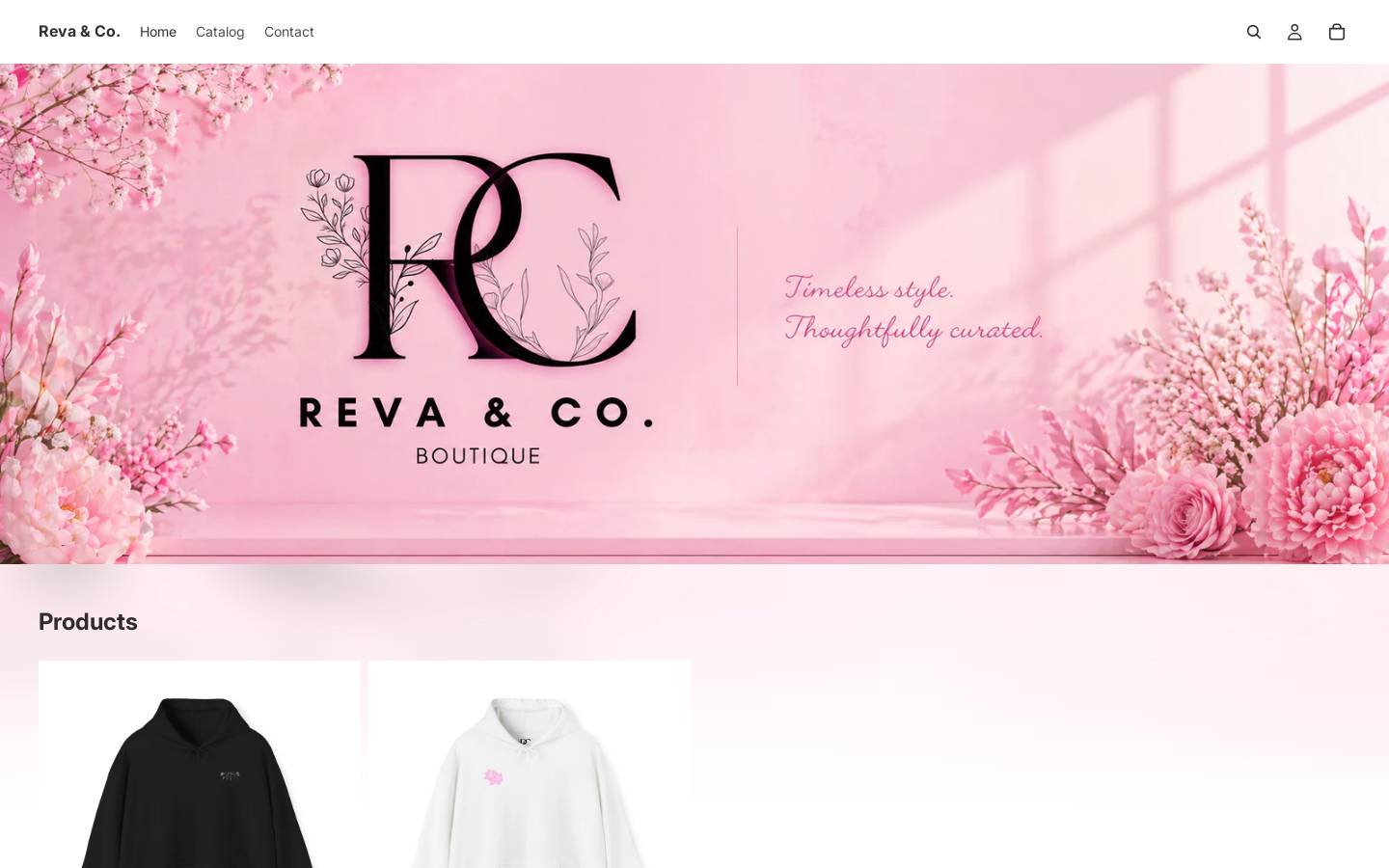 revaandco.com homepage screenshot